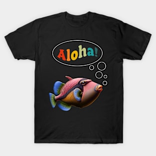 Aloha Humuhumunukunukuapua'a Hawaiian Reef Triggerfish T-Shirt